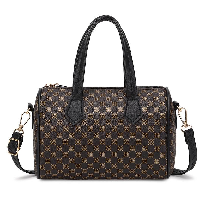 Women's bag 2025 new trend fashion casual printing mobile phone crossbody pillow bag diamond embroidered handbag