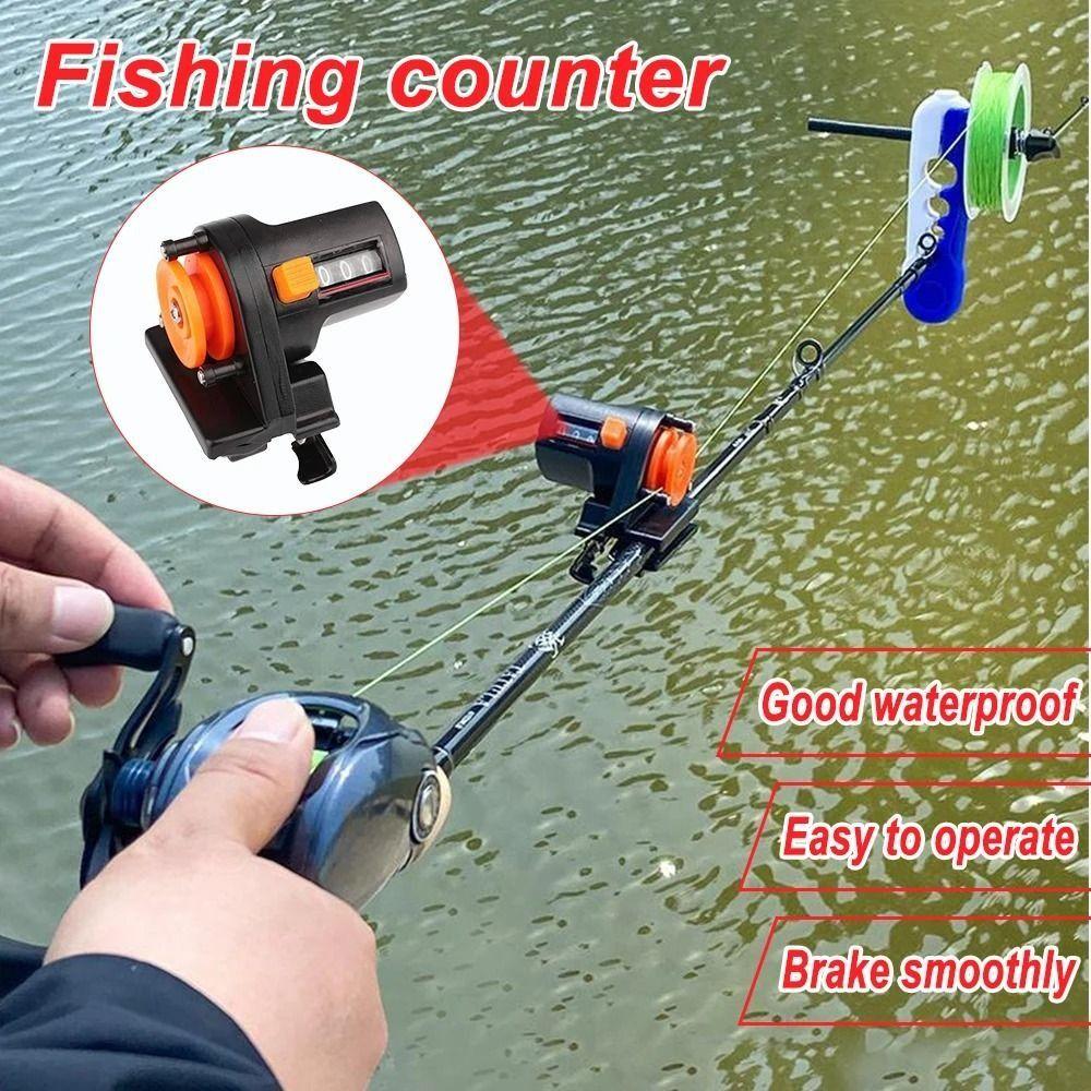 Universal Depth Measurement Tool 0-999M Fishing Tackle Length Gauge Counter  Fishing Equipment