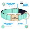 Personalized Dog Collar Waterproof Nylon Dog Collars Soft Padded Pet Necklace Free Engraved for Small Medium Large Dogs Pitbull