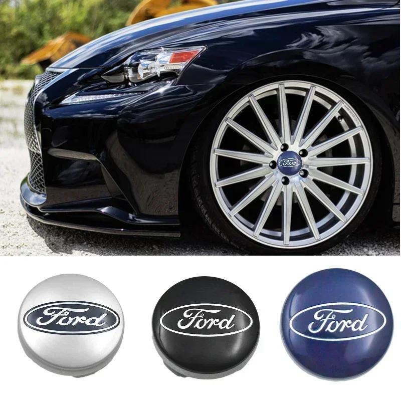 Car Sticker Car Wheel Rims Center Hub Cover Caps for Ford Mondeo Kuga Edge Escape Focus Explorer Fiesta Transit Ranger Fusion F1