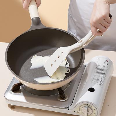 2 In 1 Grip Flip Spatula Tongs High Temperature Resistant For Restaurant