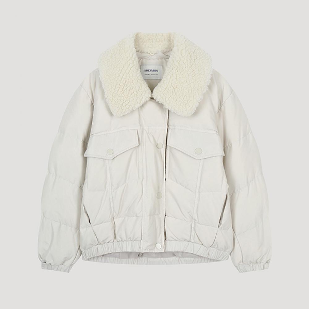 

Джемпер на утином пуху с воротником Мисс Буклепер Ssdjpo42120 Cr creamy/55