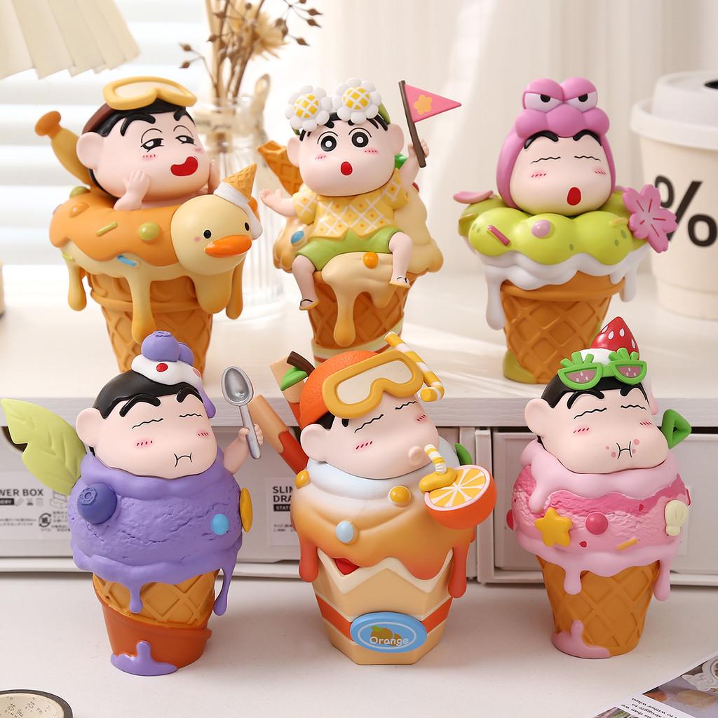 Ice Cream Large Crayon Shin Chan Pvc Cartoon Model For Desk Gift Decoration