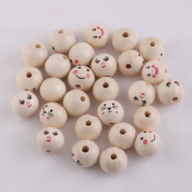 10 Pack Handcrafted Beads Wood Loose Beads Natural Wood Beads Wood Material Beading Supply Perfect for DIY Crafts Gifts