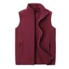 Gilet da Uomo Autunno e Inverno in Lana d'Agnello Caldo Imbottito Collo Alto Taglia Grande Casual Versatile Giacca di Tendenza Spalle