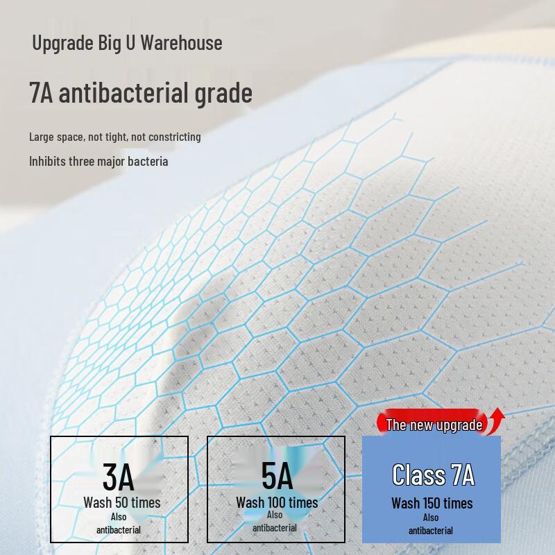 Bairui Boys' Cotton Antibacterial Boxer Briefs Multi-Pack