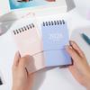 2026 Mini Desk Calendar with Stickers Ritual Life Planner Portable Standing Flip
