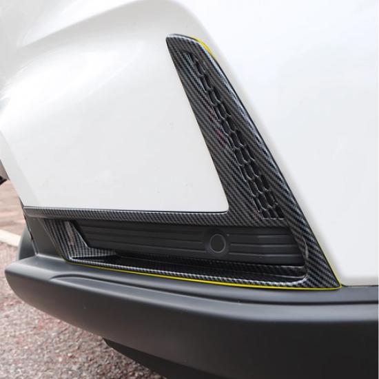 Carbon Fiber Front Fog Light Lamp Trim for Honda CRV CR-V -2025