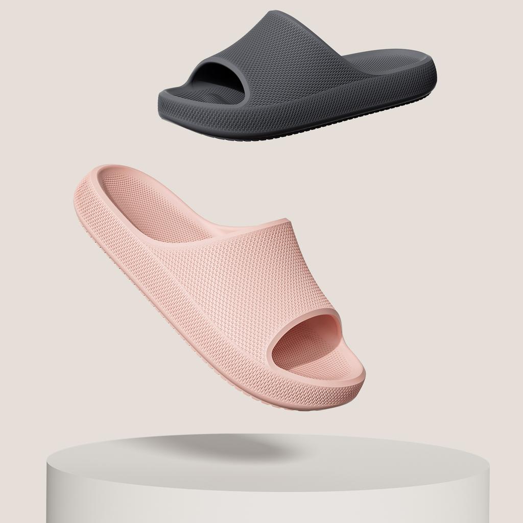 Damen Hausschuhe Flach Weich Strand Pantoletten Bequem Rutschfest Hausschuhe Leicht Herren Badezimmer Hausschuhe