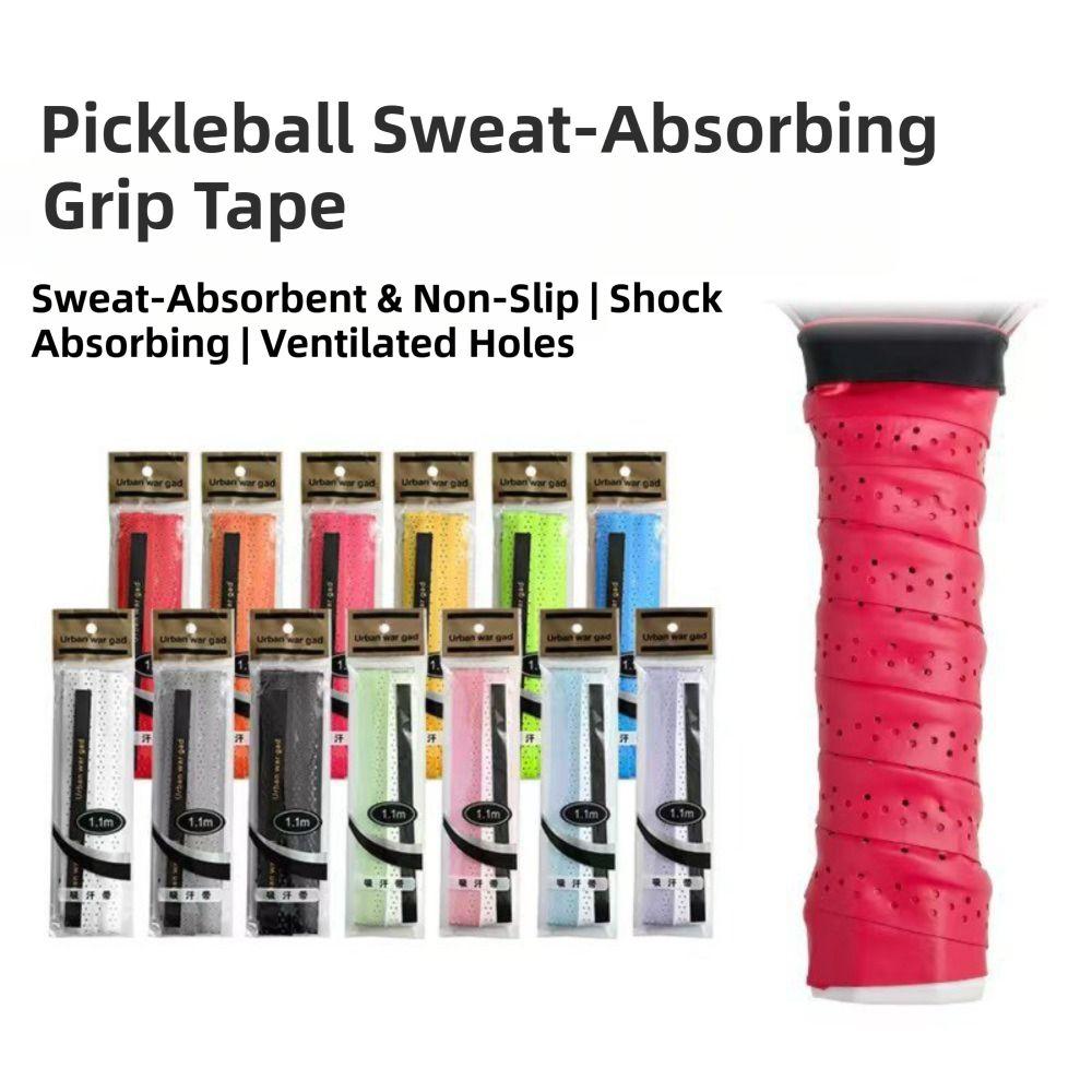 Sweat Absorbent Pickleball Grip Tape Raised Ridge Paddle Grip Cover Cozy Overgrip Wrap  Training