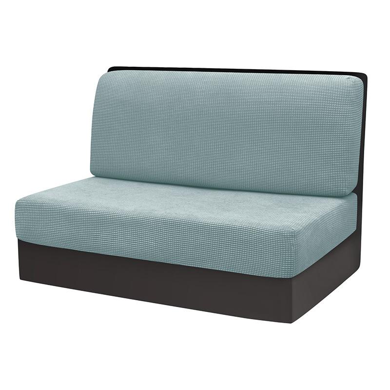 

Jacquard Fleece Fleece Fleece RV Cover, Sofa Seat Cushion Cover, Non-slip Cover Cover, Easy To Disassemble and Wash, Anti-fouling and Dust Cover Cover set (1 backrest cover + 1 seat cushion cover)