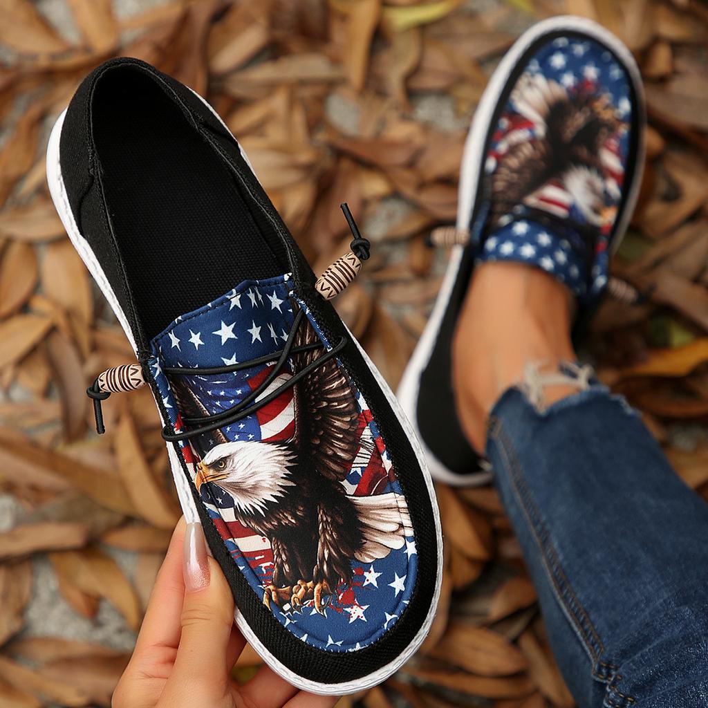 Plus Size Ethnic Style Series Flat Casual Women's Shoes Spring and Autumn New Breathable Soft-soled Shoes