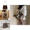 Chic Stylish Women's Tote Bag In Trendy Plaid Patterns Perfect For Daily Use