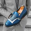 New Luxury Designer Men's Slip On Mixed Colors Patchwork Casual Loafter Shoes Male Dress Wedding Footwear Zapatos Hombre