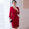 Women's Professional Red Suit Set