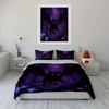 Fantasy Cat Decor Set Forest Soft Comfortable Duvet Cover Bedding Set Included 1*Duvet Cover & 2*Pillowcases, Gift