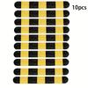 10Pcs Simulated Speed Bump Model Mini Buffer Strip Parking Roadblock for Diorama Railway Scene Decor Props