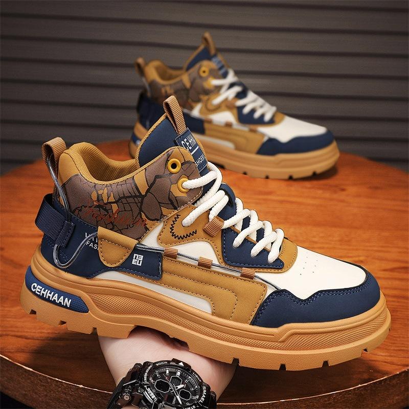 Mens Sports Shoes High Top Fashion Sports Mens Short Boots