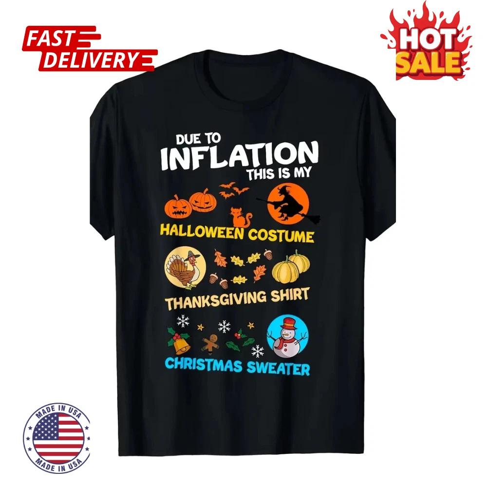 My Spooky Halloween, Thanksgiving Ugly Christmas Costume Inspired T shirt Unisex L