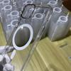 Applicable To IPhone15 with Metal Frame Transparent Magnetic Suction Case Apple 13 Large Hole Anti-fall Protection Case