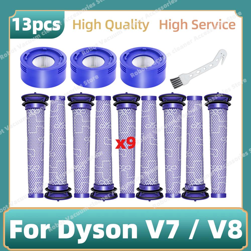 Pre Post Filter Compatible For Dyson V7 V8 Cordless Vacuum Cleaner Parts Replacement Accessories