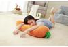 Smiling Face Down Cotton Carrot Hug Pillow Plush Toy for Kids Girls Birthday