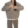 Korean Plus Size College Style Baseball Jacket for Women - Autumn/Winter