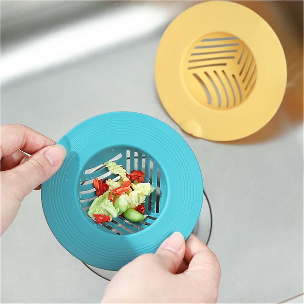 Kitchen Sink Stopper Bathroom Hair Catcher Flexible Shower Anti Blocking