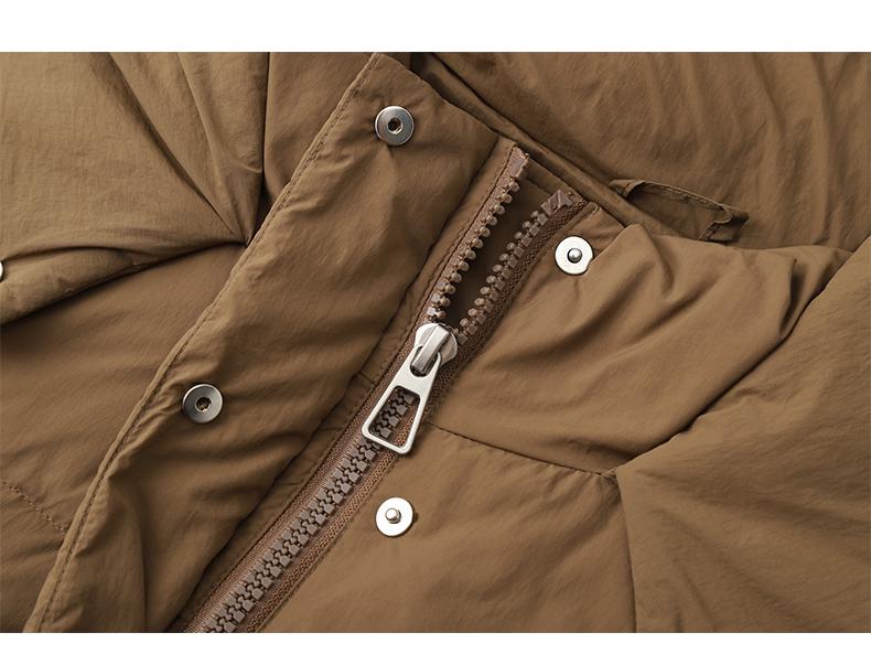 Women's Mid-Length Hooded Down Jacket, 2024 Plus Size Fashion, Warm Winter Coat, White Duck Down