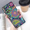 Black Bandana Paisley phone case Cover For Samsung Galaxy S24 S25 Ultra S21 S22 Ultra S10E Note 10 Plus Note 20 FE S23