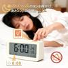 Kooco Radio Clock Desk Digital Alarm 12 24 Hour Week Date Temperaturehumidity Display Large Character Snooze Visible Night Multifunctional Easy Set