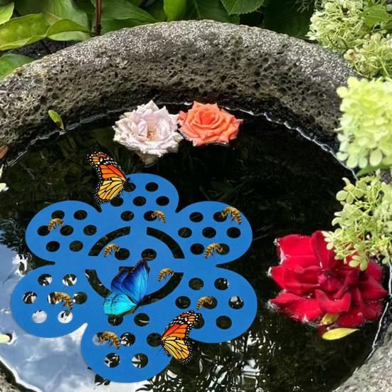 

Floating Bee Drinking Station EVA Foam Bee Insect Butterfly Waterer Flower Shape Bee Bath for Outdoor Garden Balcony Backyard Patio Decor 1pc зелений