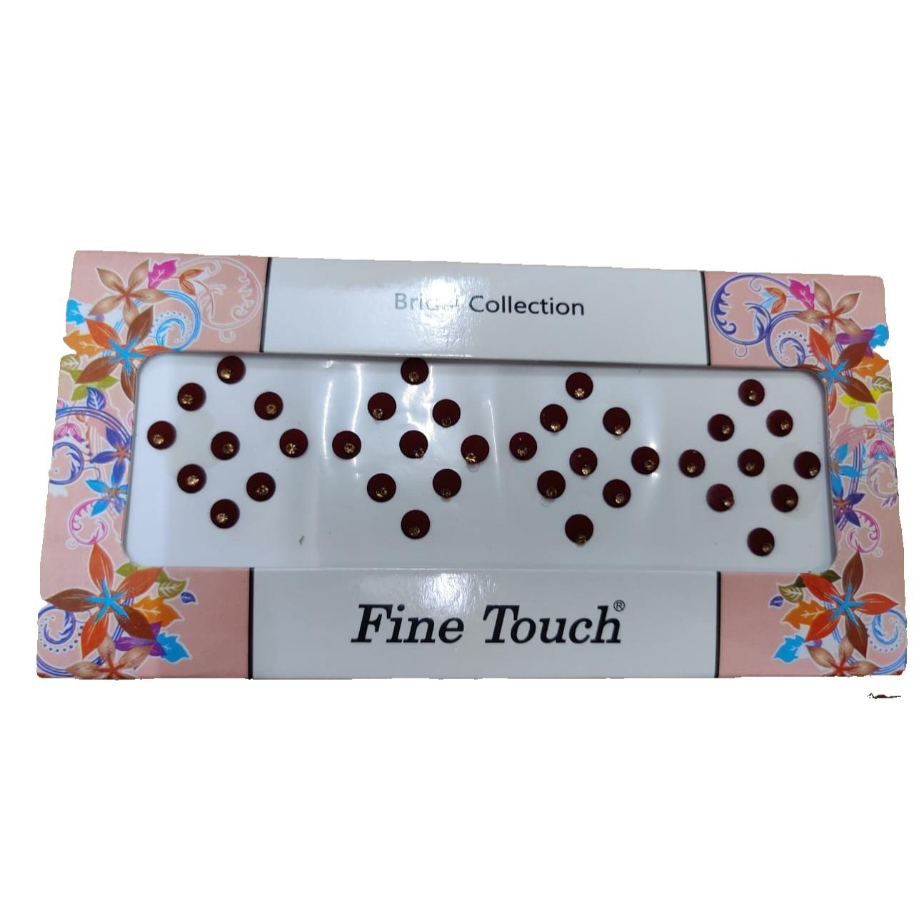 @ Round Shape Maroon Bindi For Women 10 Gm Zr-8082-60%Off