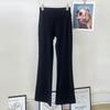 Lu Same Style Yoga Pants Female 2025 New Arrival High Waist Hip Lift No Embarrassment Line Loose Pants Bootcut Trousers Sports Pants
