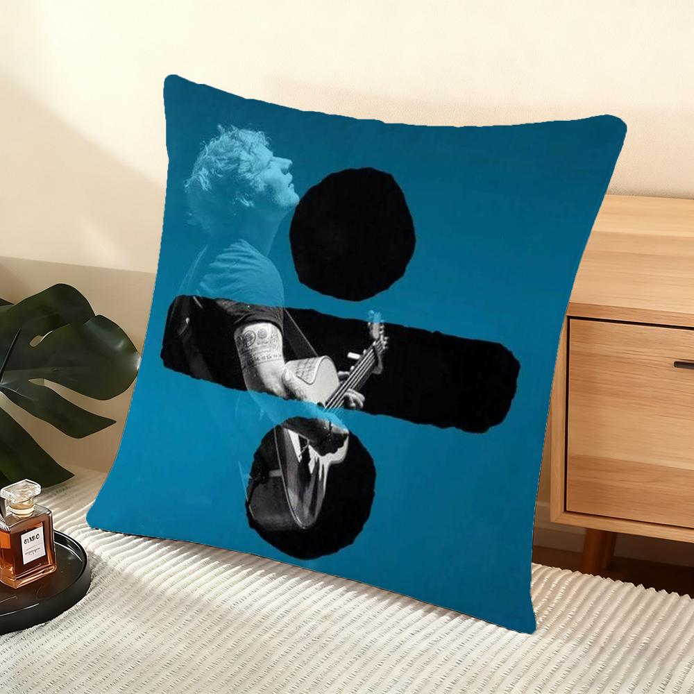 Ed Singer S-Sheeran Cushion Cover Soft Short Plush Pillow Cover Smooth Cozy Texture Aesthetic Cushion Case Home Decor