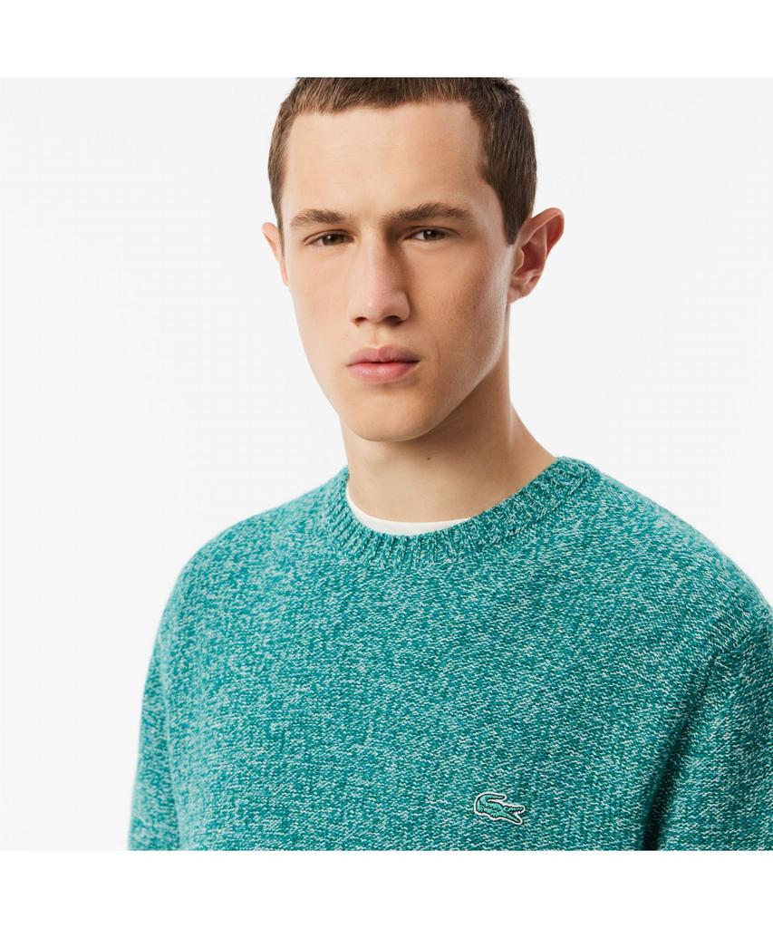 LACOSTE Men'S Melange Crewneck Pullover Ah2920-54N I80