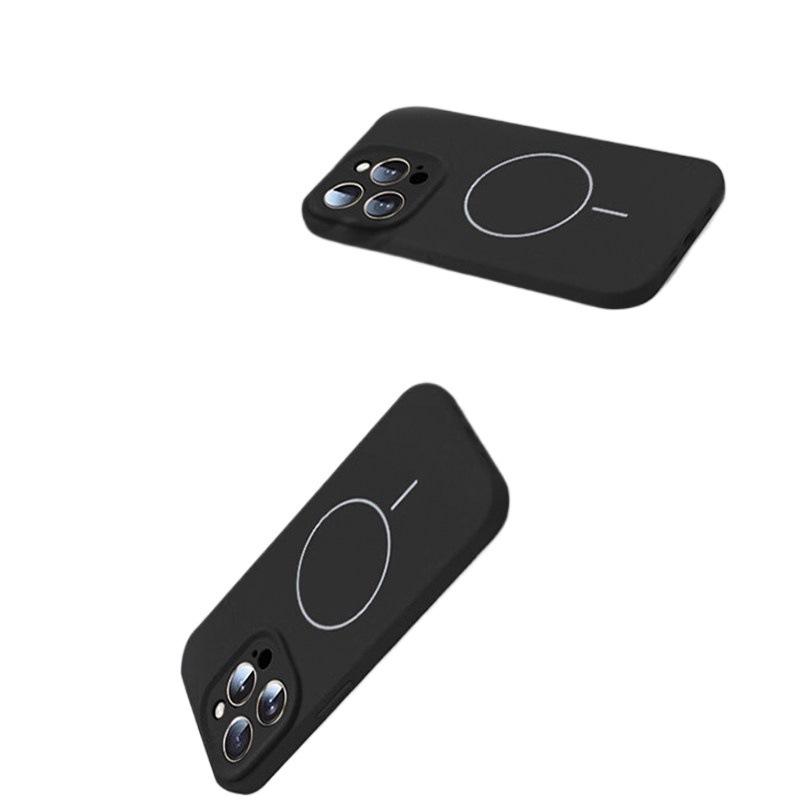 Applicable to vivos60 mobile phone case magnetic suction product vivos60 vitality liquid silicone new solid color couple model