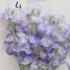 Soft Fake Flower Bunch Compact Mini Artificial Decoration Flocked Stem Bouquet For Home Decoration