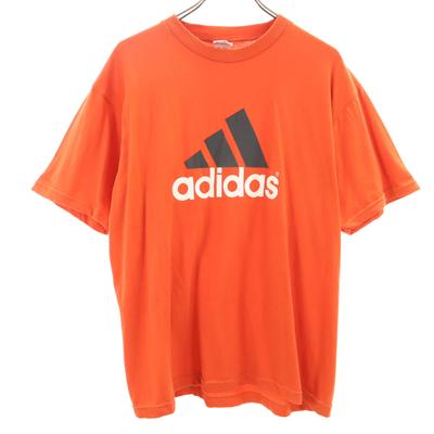 Adidas Short Sleeve T-shirt L Orange Men's Used