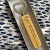 Custom 10Pcs Wooden Bottle Opener Wedding Opener Birthday Fathers Day Bachelor Party Gift Thank You Favors Groomsman Guests Gift