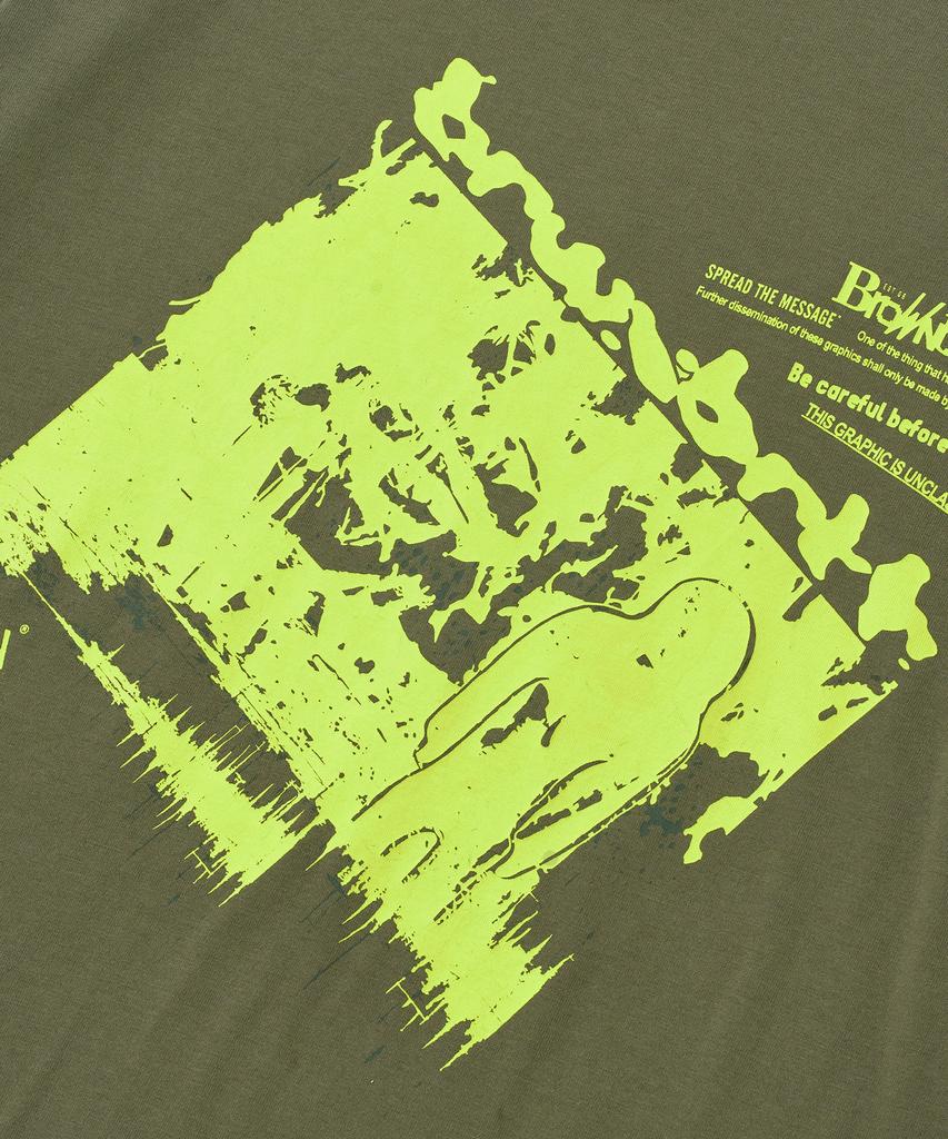 BROWNBREATH Cursorily Tee - Khaki