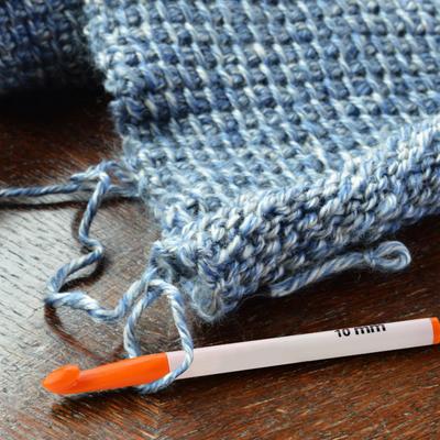 6pz Manico in ABS Ferri da Maglia Ganci da Crochet per Tessitura Cucito Strumenti per Treccia