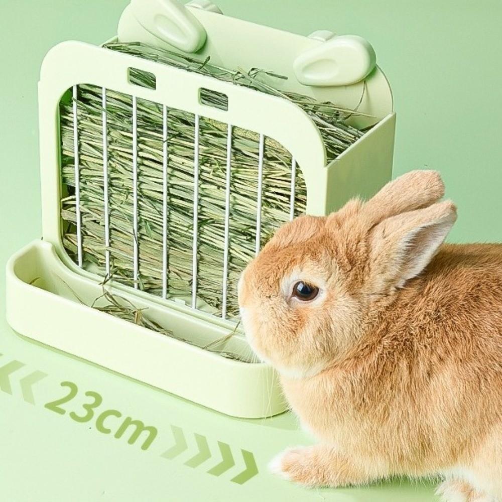 Large Capacity Hay Feeder Chew Proof Grass Rack Pet Food Dispenser  For Rabbits/Guinea Pigs