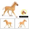 Oenux Grassland Wild Steed Farm Animal Small Horse Model Action Figures PVC Home Decoration Figurines Collection Toy Kid Gift