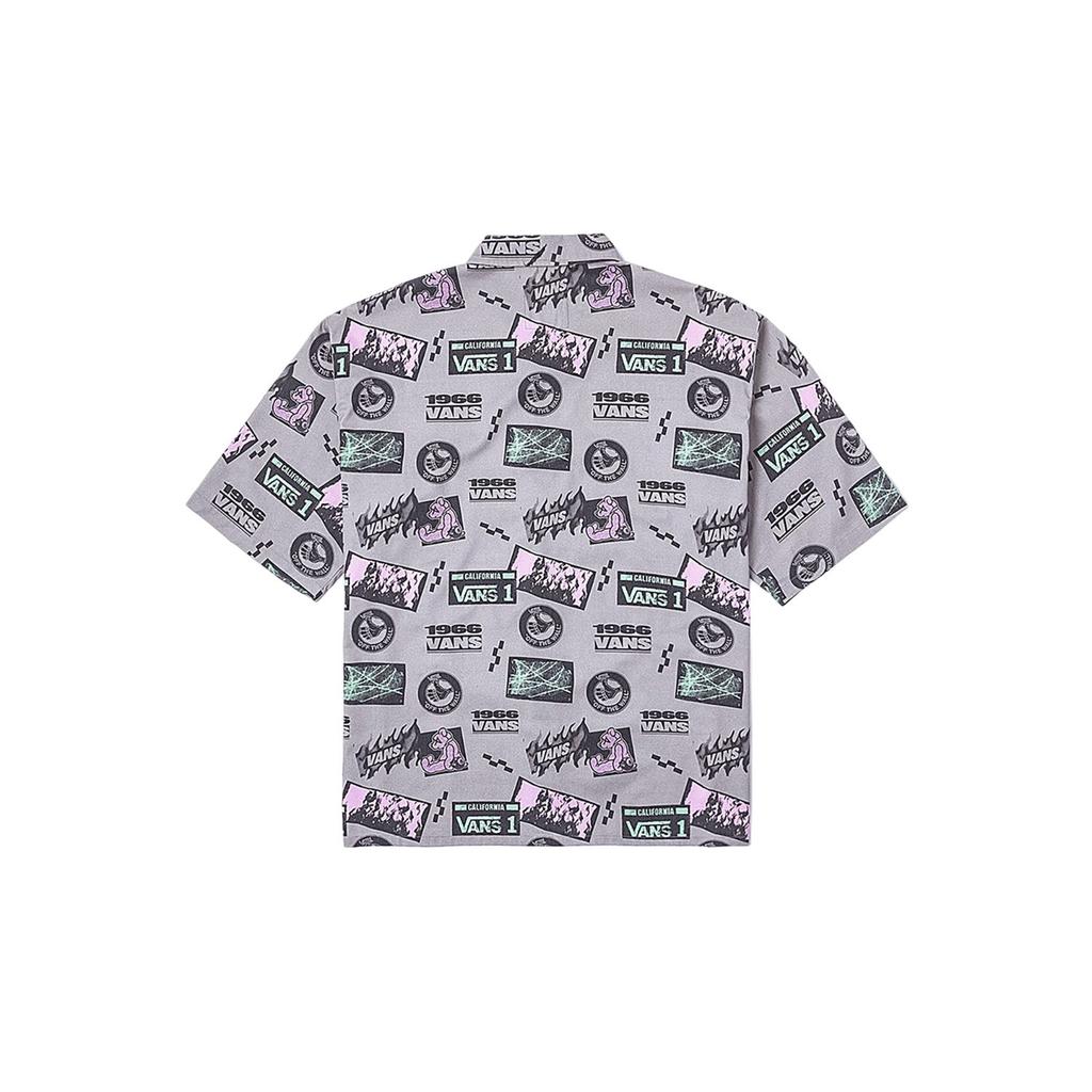 Vans Shirts Men's Gray Lapel Moderate VN000NMAEFM
