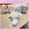 Sanrio Character Plush Keychain Collection With Short Plush Material For Kids And Collectors