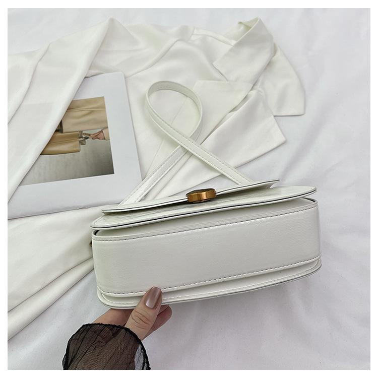 Vintage Leather Saddle Lady Underarm Bag Versatile Women's Crossbody Shoulder Bag 2025 New Designer Purses and HandBags