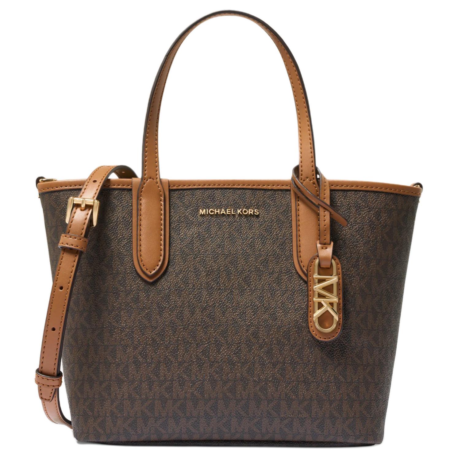

Michael Kors Eliza Logo Tote Bag Women tote bags Dark-Brown Acorn-Brown 30F5GZAT0B-BROWN Basic Set (Bag+Dust Bag)