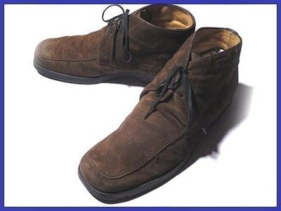 DAKS Wildleder Chukka Boots 27.0EEE Dunkelbraun Vintage(GEBRAUCHT)