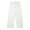 INTERCREW Women'S White Semi-Wide Denim Pants O White Ita1El53Aoh